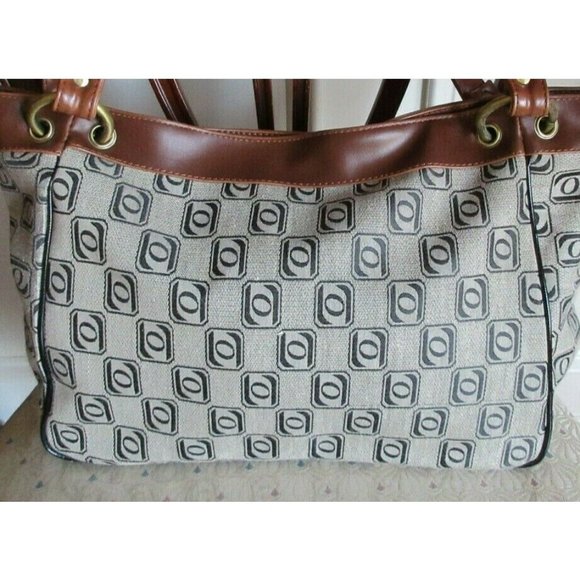 Langshahong Large Zippered Carry-On Bag Tote Brown - Picture 3 of 8